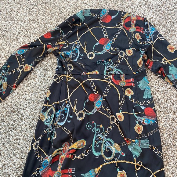 Printed Fashion Nova Dress - Picture 4 of 7